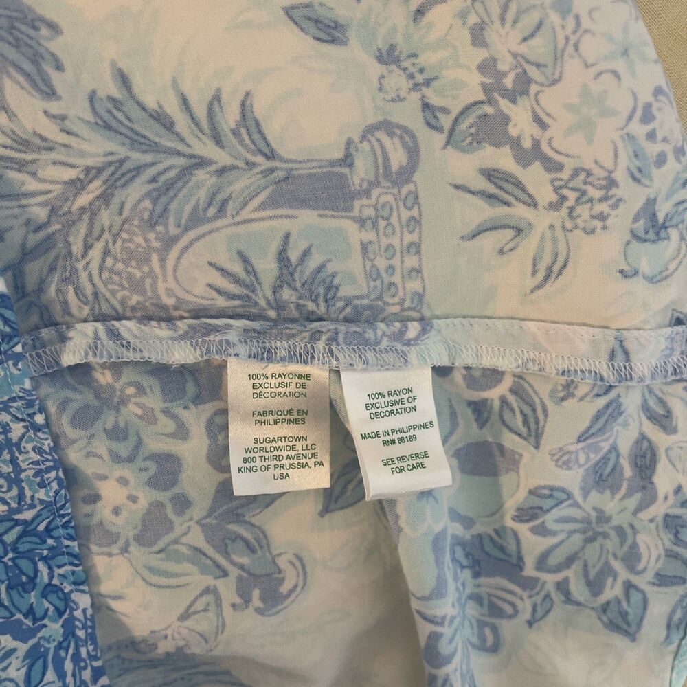 Lilly Pulitzer Azita Tunic Dress in Multi "Toile Me About It" Tassels M - Picture 9 of 9